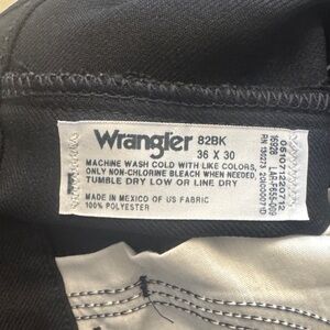 Wrangler Classic Black Trousers